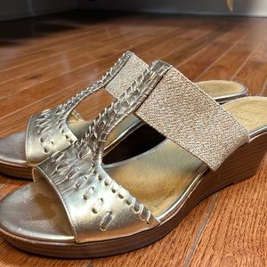 9.5 Jack Roger Wedges-Worn Once